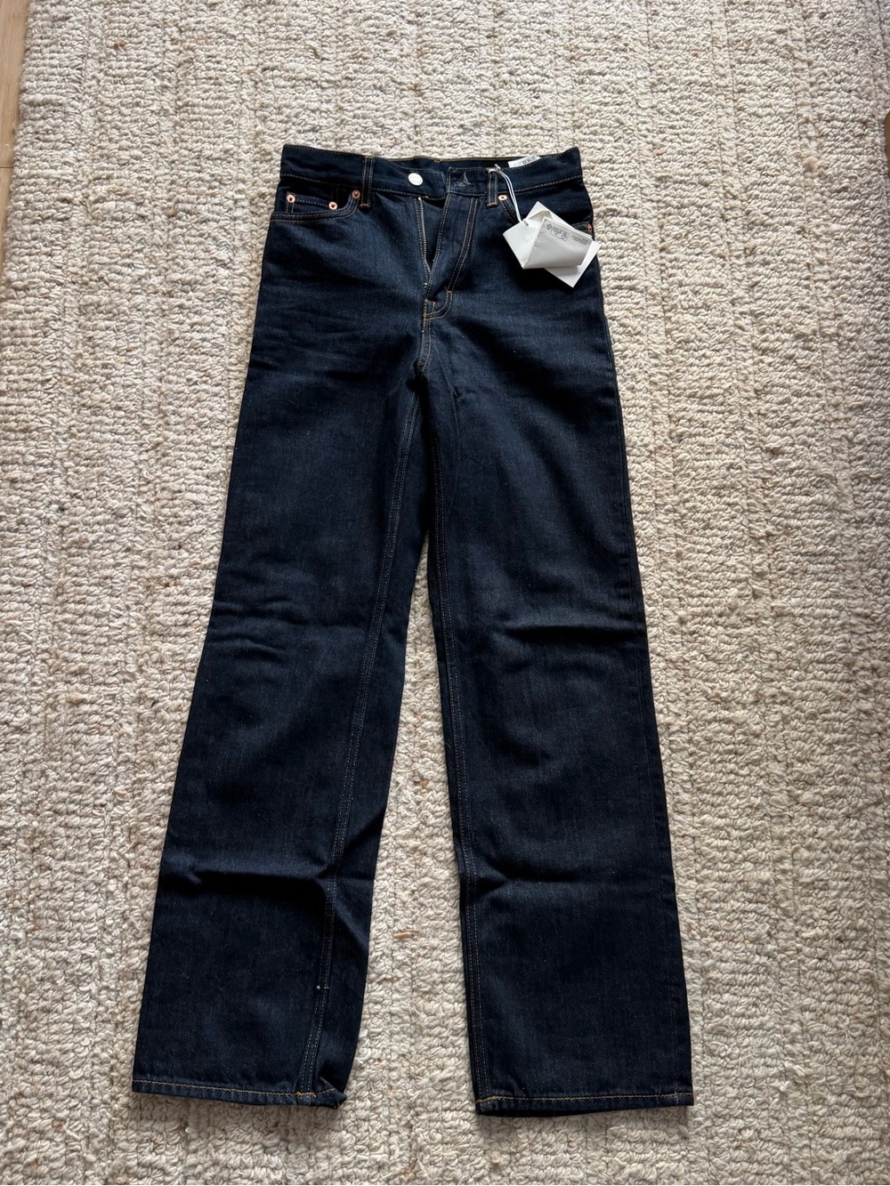 Classic Straight-Leg Jeans in Dark Indigo - Women's